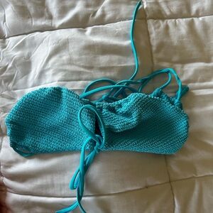 Light blue pacsun bikini top